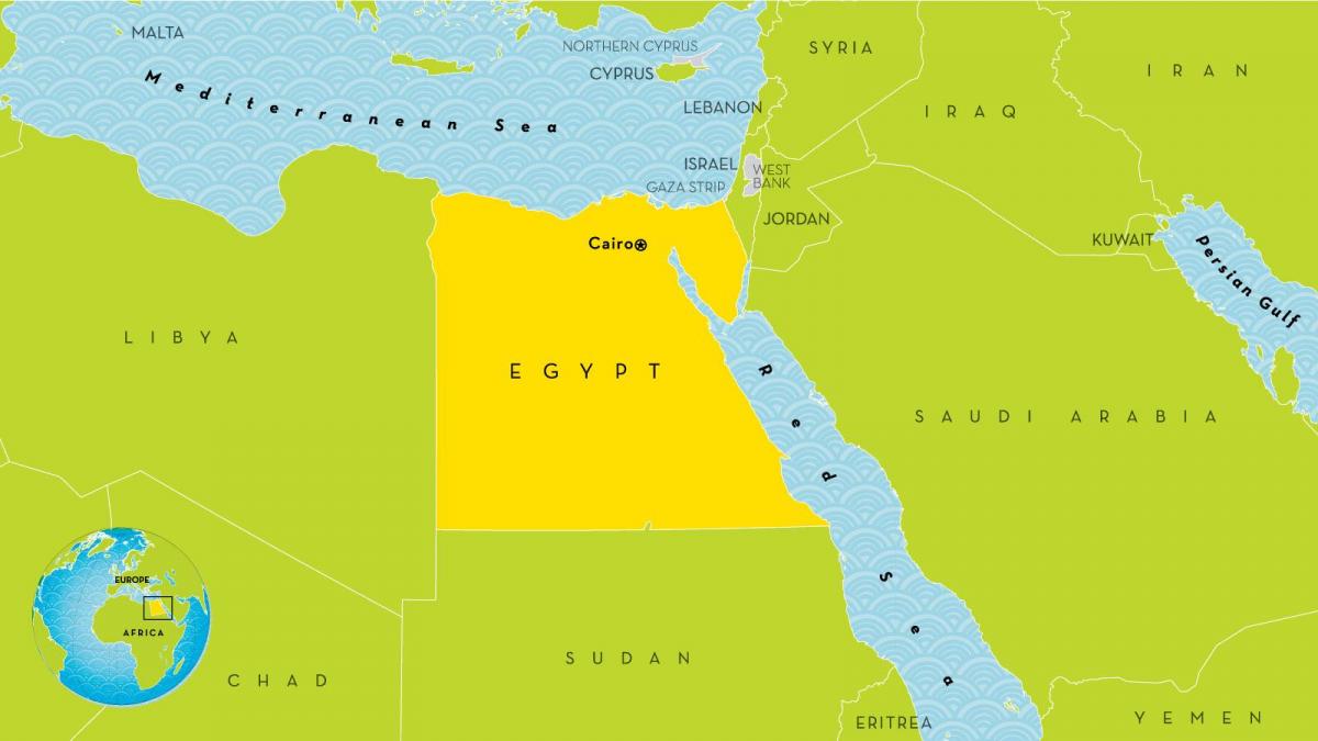 la ciutat capital d'egipte mapa