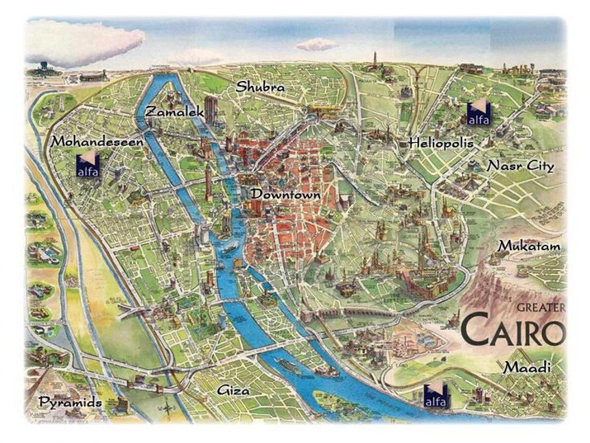 Mapa de mohandeseen caire