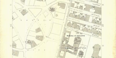Mapa de ciutat jardí caire 